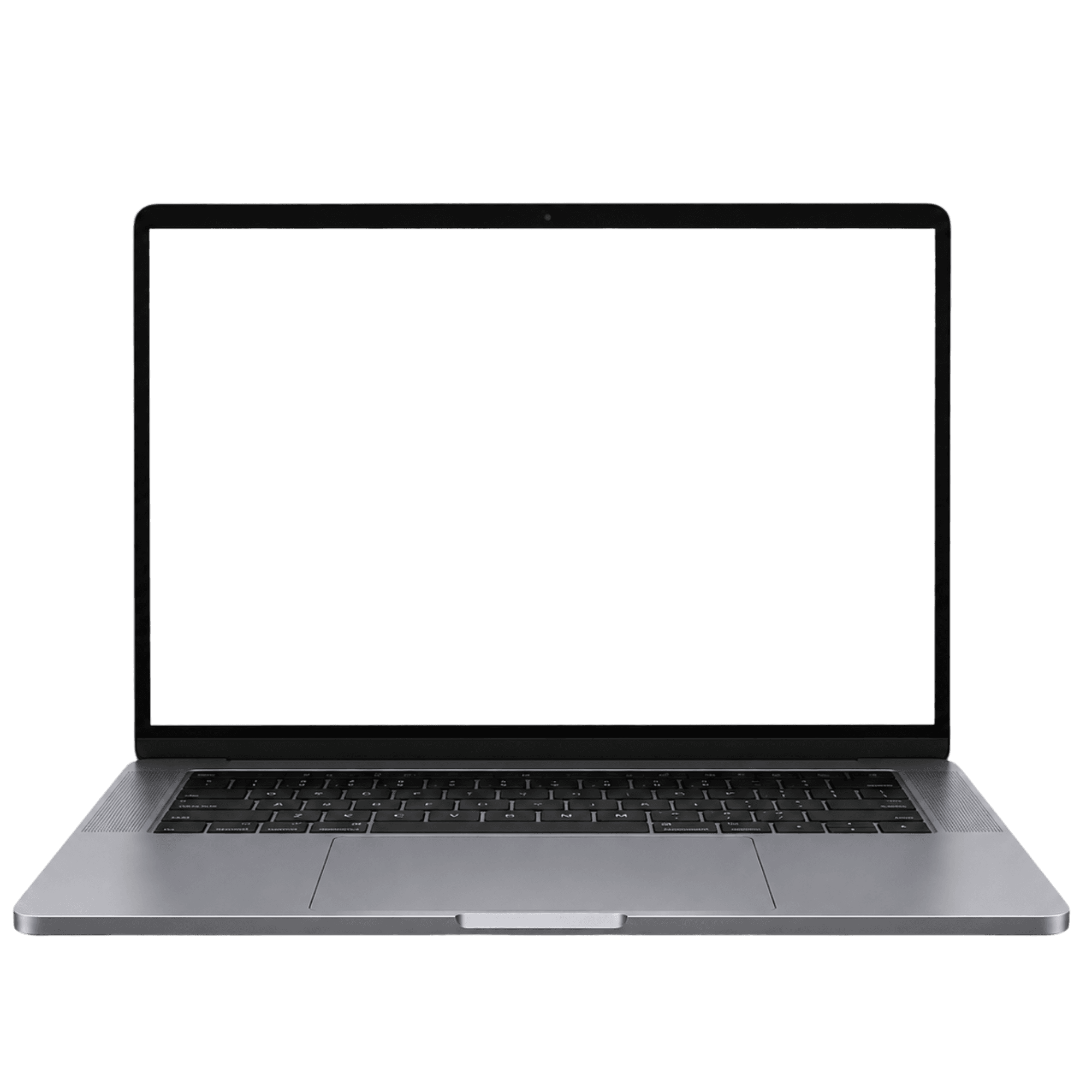 Site da clínica dentro de um notebook